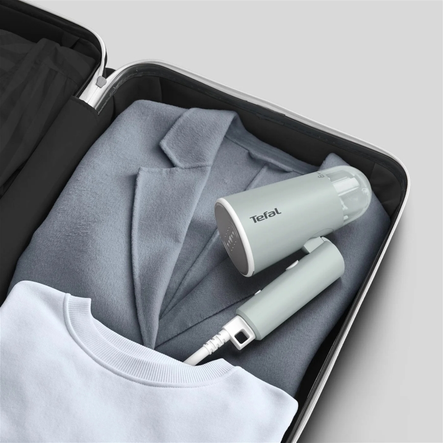 Tefal - Ručni parni uređaj za odjeću ORIGIN TRAVEL zelena