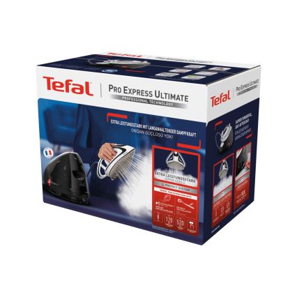 Tefal - Parna postaja EXPREEE ULTIMATE 2600W/230V crna/bijela