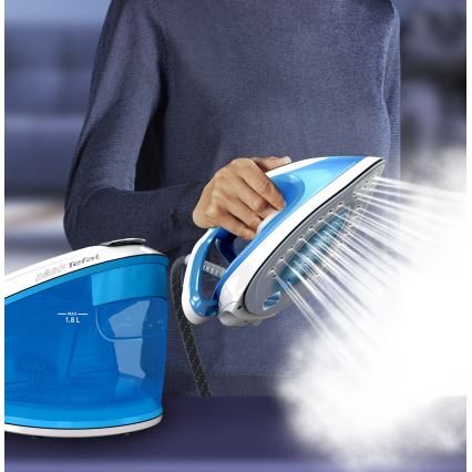 Tefal - Parna postaja EXPRESS AIRGLIDE 2800W/230V plava