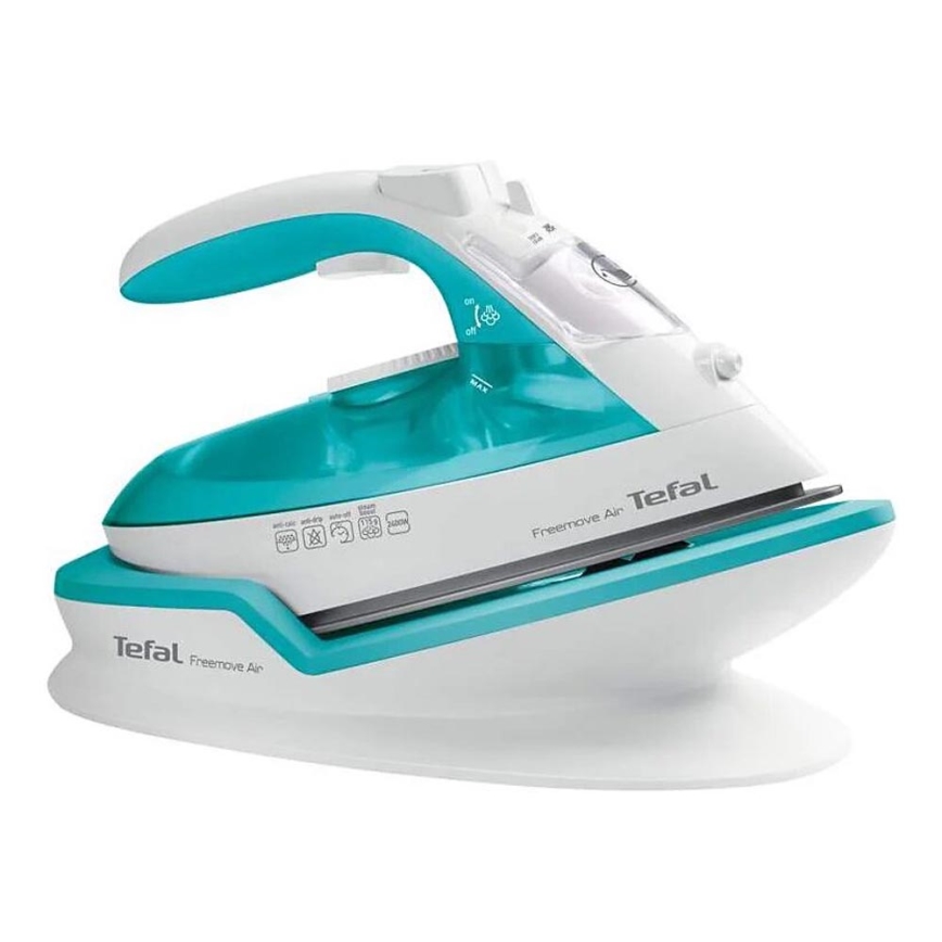 Tefal - Parno glačalo FREEMOVE AIR 2400W/230V bijela/tirkizna