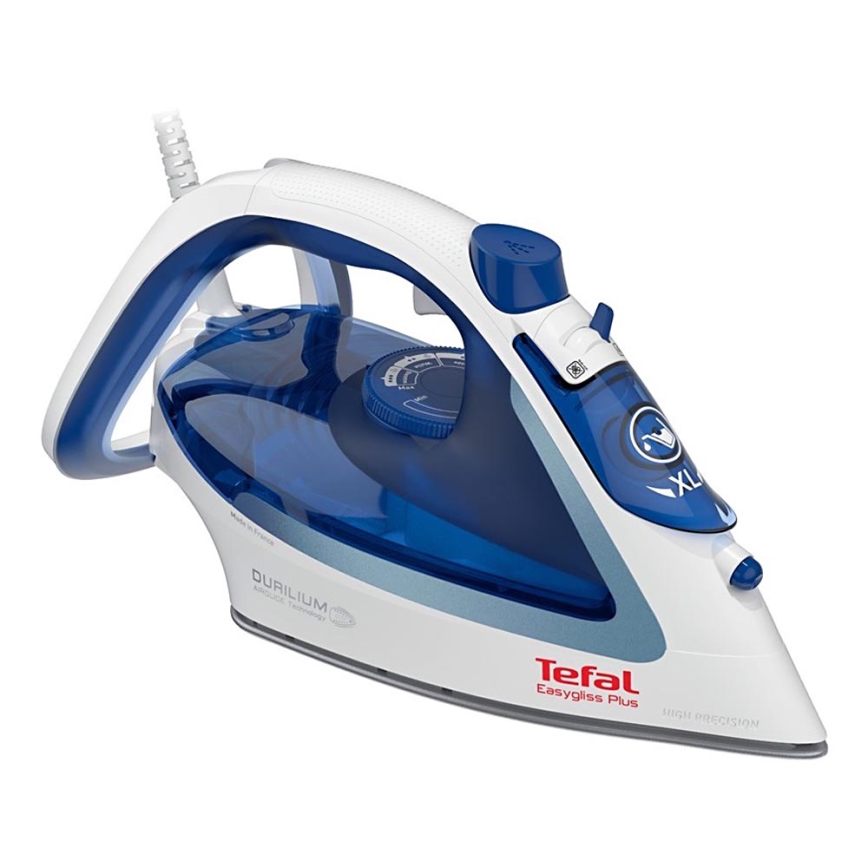 Tefal - Parno glačalo STEAM IRONS EASYGLISS 2500W/230V bijela/plava