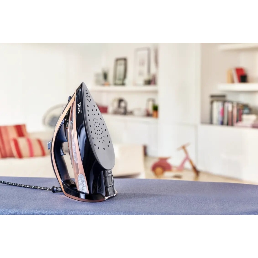 Tefal - Parno glačalo ULTIMATE PURE 3000W/230V bakrena/crna