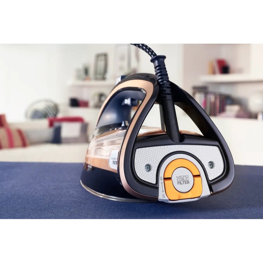 Tefal - Parno glačalo ULTIMATE PURE 3000W/230V bakrena/crna