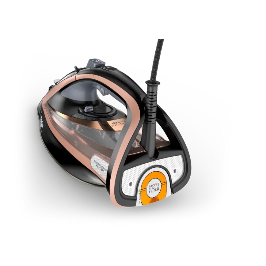Tefal - Parno glačalo ULTIMATE PURE 3000W/230V bakrena/crna