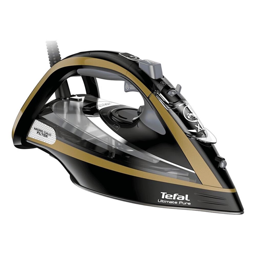 Tefal - Parno glačalo ULTIMATE PURE 3000W/230V zlatna/crna