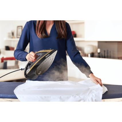 Tefal - Parno glačalo ULTIMATE PURE 3000W/230V zlatna/crna