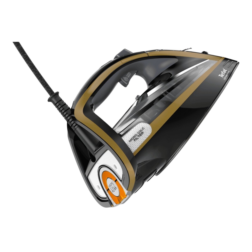 Tefal - Parno glačalo ULTIMATE PURE 3000W/230V zlatna/crna