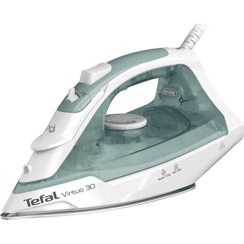 Tefal - Parno glačalo VIRTUO 2000W/230V zelena