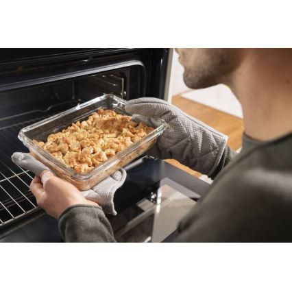 Tefal - Posuda za hranu 1,1 l MSEAL GLASS crvena/staklena