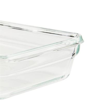 Tefal - Posuda za hranu 2 l MSEAL GLASS crvena/staklo