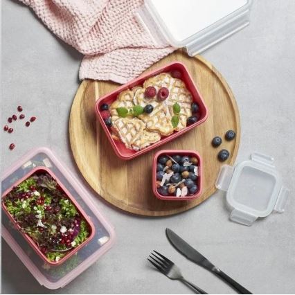 Tefal - Posuda za namirnice 0,55 l MSEAL COLOR ružičasta