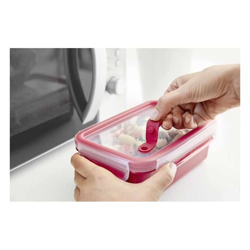 Tefal - Posuda za namirnice 0,8 l MASTER SEAL MICRO crvena
