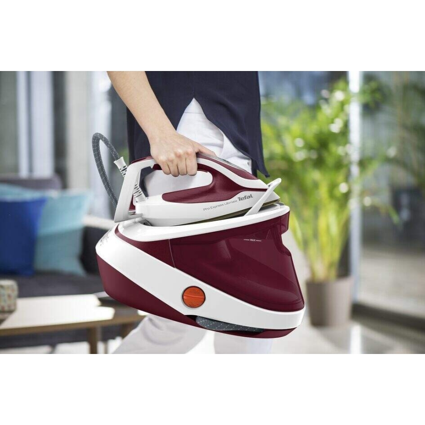 Tefal - Parni generator PRO EXPRESS ULTIMATE vinsko crvena