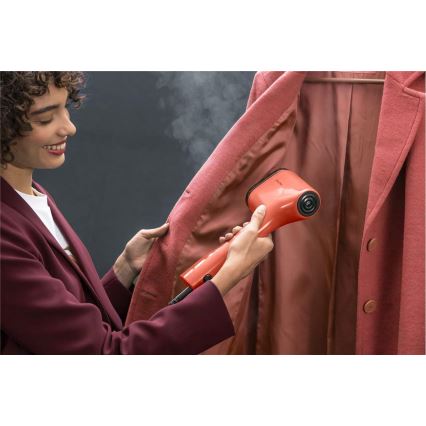 Tefal - Ručni parni uređaj za odjeću PURE POP 1300W/230V crvena