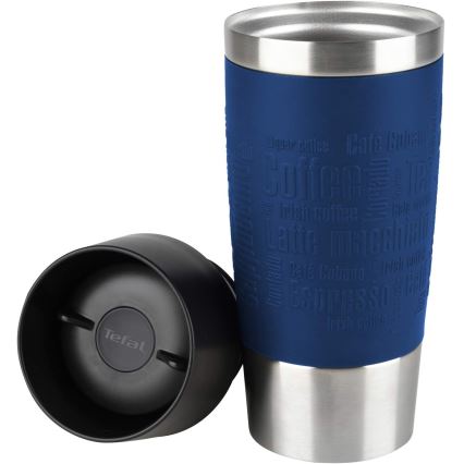 Tefal - Putna šalica 360 ml TRAVEL MUG nehrđajući/tamno plava