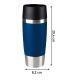 Tefal - Putna šalica 360 ml TRAVEL MUG nehrđajući/tamno plava