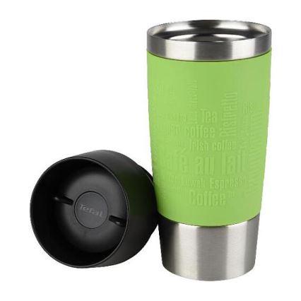 Tefal - Putna šalica 360 ml TRAVEL MUG nehrđajući/zelena