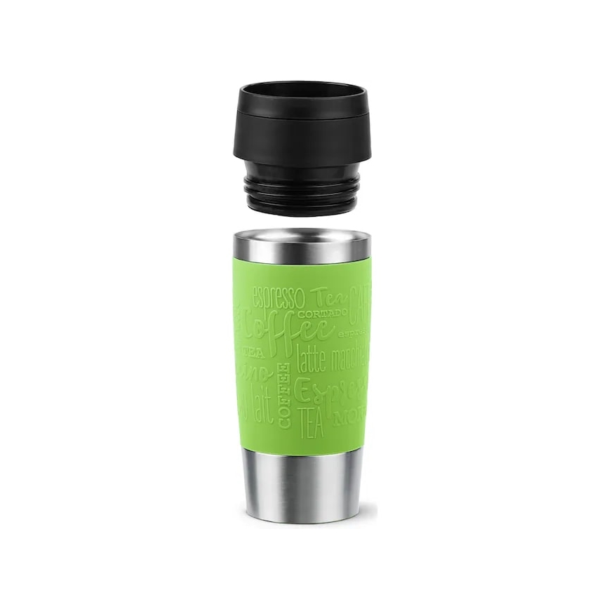 Tefal - Putna šalica 360 ml TRAVEL MUG nehrđajući/zelena