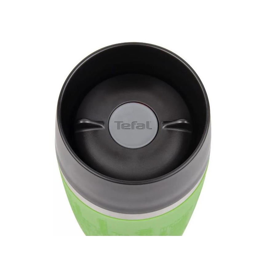 Tefal - Putna šalica 360 ml TRAVEL MUG nehrđajući/zelena