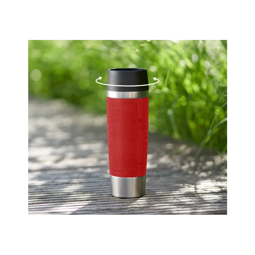 Tefal - Putna šalica 500 ml TRAVEL MUG nehrđajući/crvena