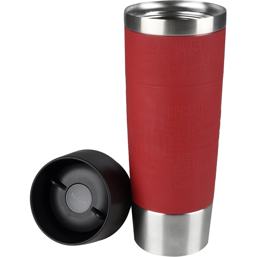 Tefal - Putna šalica 500 ml TRAVEL MUG nehrđajući/crvena