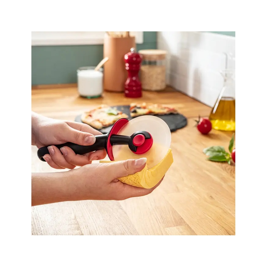 Tefal - Rezač za pizzu INGENIO nehrđajući/crna