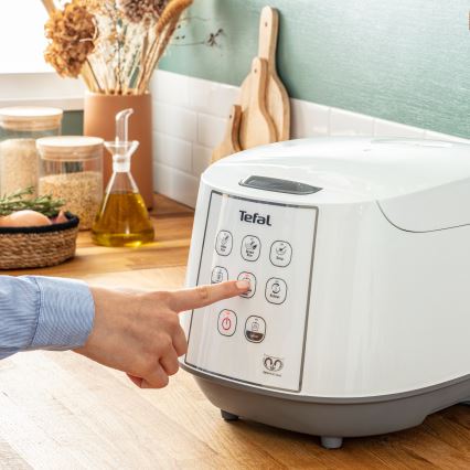 Tefal - Rižovar 8 u 1 EASY COOK 750W/230V 5 l bijela