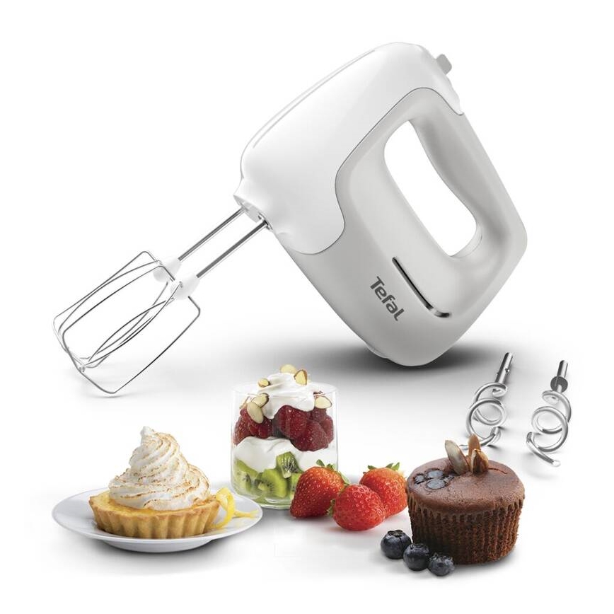 Tefal - Ručni mikser PREP'MIX+ 450W/230V siva/bijela