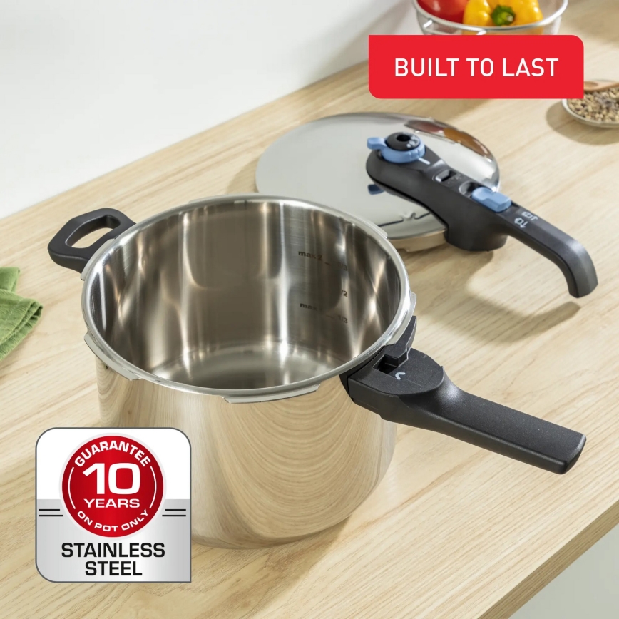 Tefal - Set ekspres lonaca 4/6 l SECURE TRENDY nehrđajući
