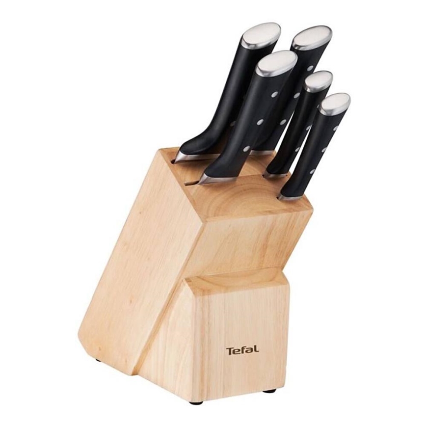 Tefal - Set kuhinjskih noževa na stalku ICE FORCE 6 kom