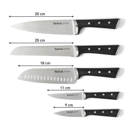 Tefal - Set kuhinjskih noževa na stalku ICE FORCE 6 kom