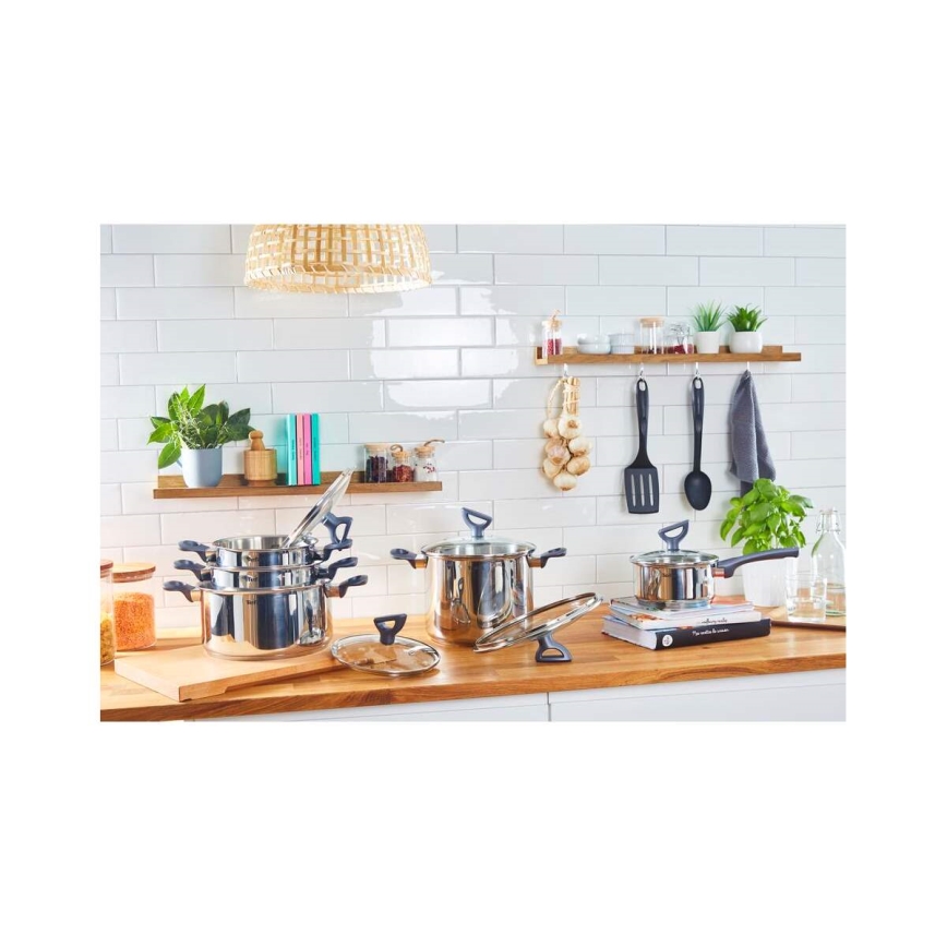 Tefal - Set lonaca 10 kom DAILY COOK nehrđajući