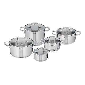 Tefal - Set lonaca 10 kom VIRTUOSO nehrđajući čelik