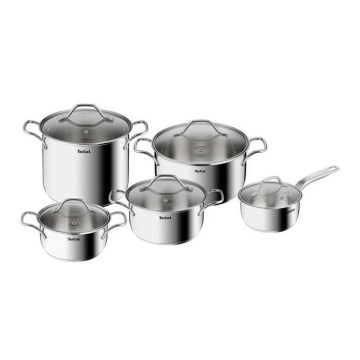 Tefal - Set lonaca 10 komada INTUITION nehrđajući čelik