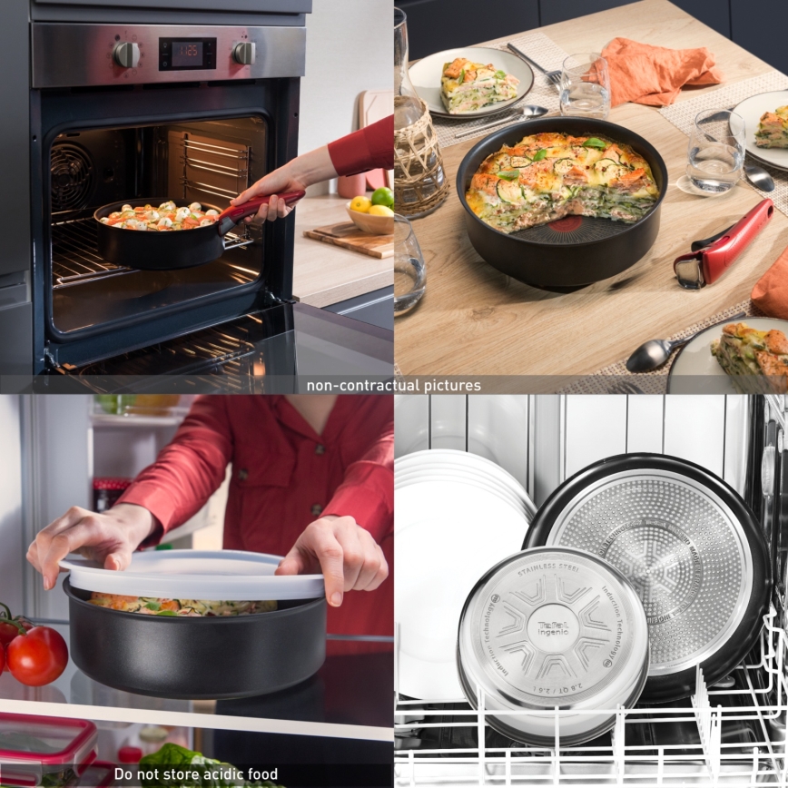 Tefal - Set od 3 tava INGENIO INTENS' CERAM