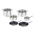 Tefal - Set posuđa 10 kom COOK EAT nehrđajući čelik