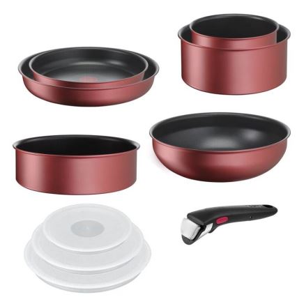 Tefal - Set posuđa 10 kom INGENIO DAILY CHEF bakrena