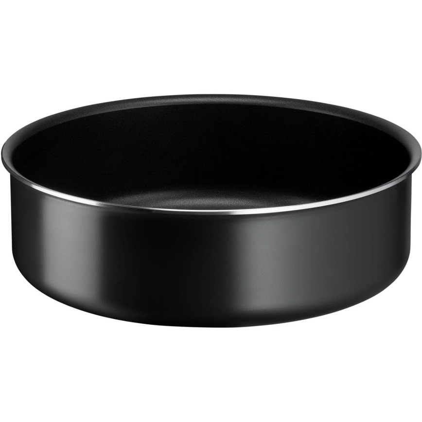 Tefal - Set posuđa 10 kom INGENIO EASY COOK & CLEAN BLACK