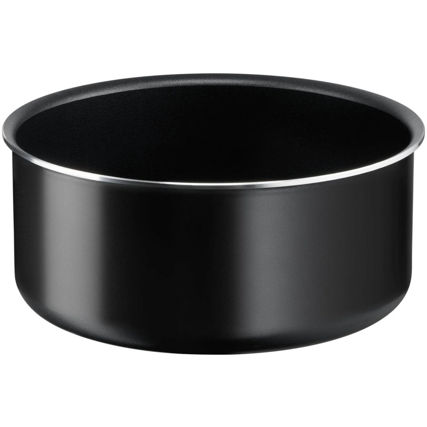 Tefal - Set posuđa 10 kom INGENIO EASY COOK & CLEAN BLACK