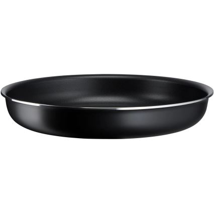 Tefal - Set posuđa 10 kom INGENIO EASY COOK & CLEAN BLACK