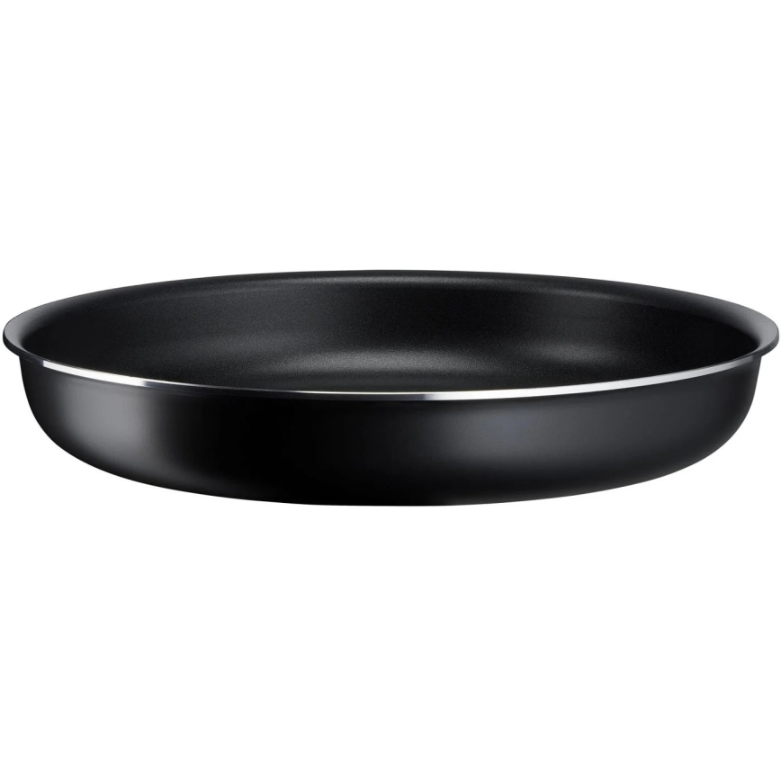 Tefal - Set posuđa 10 kom INGENIO EASY COOK & CLEAN BLACK