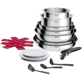 Tefal - Set posuđa 15-dijelni INGENIO COOK, nehrđajući čelik