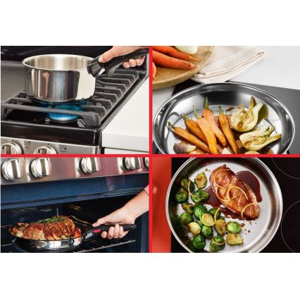 Tefal - Set posuđa 5 kom INGENIO COOK nehrđajući čelik