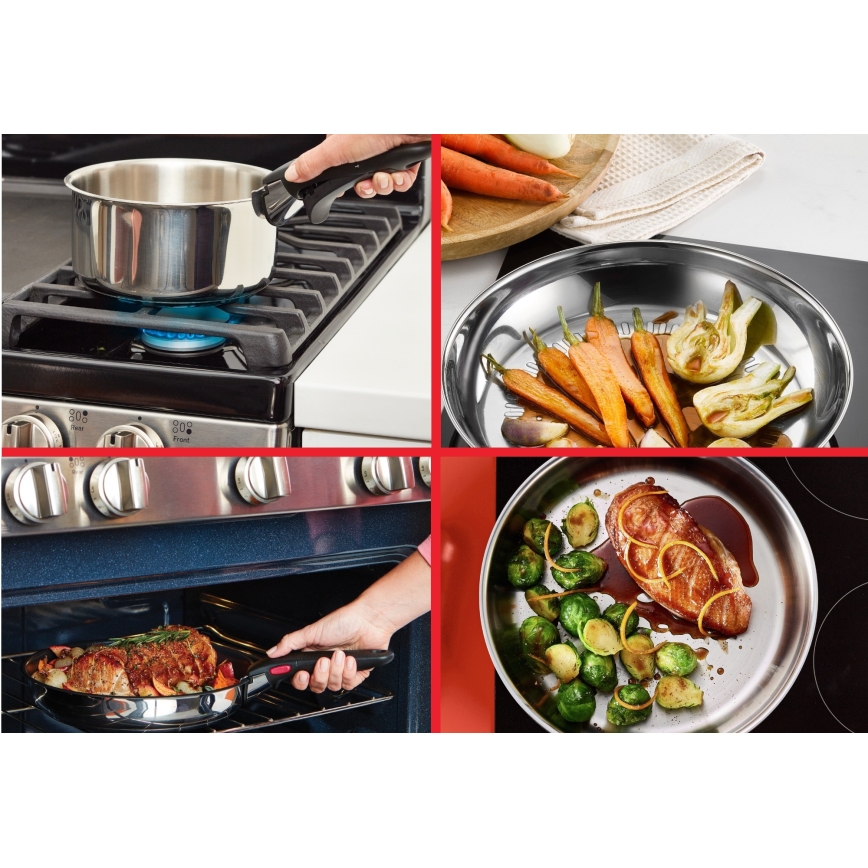 Tefal - Set posuđa 5 kom INGENIO COOK nehrđajući čelik