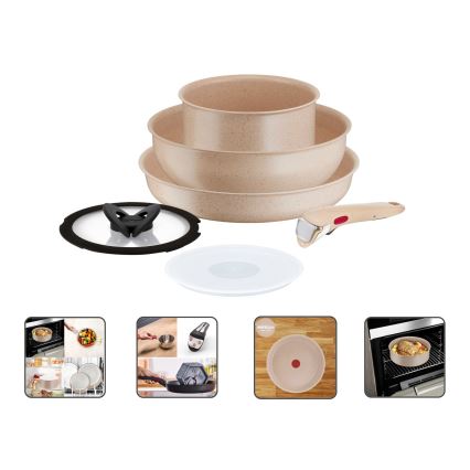Tefal - Set posuđa, 6-dijelni INGENIO DELIGHT