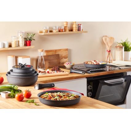 Tefal - Set posuđa 7 kom INGENIO NATURAL FORCE