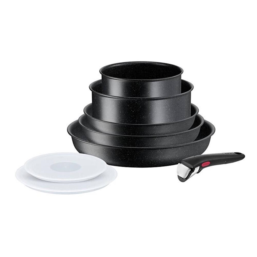 Tefal - Set posuđa 8 kom INGENIO BLACK STONE