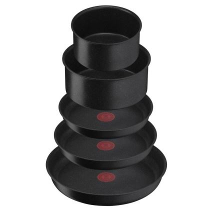 Tefal - Set posuđa 8 kom INGENIO BLACK STONE