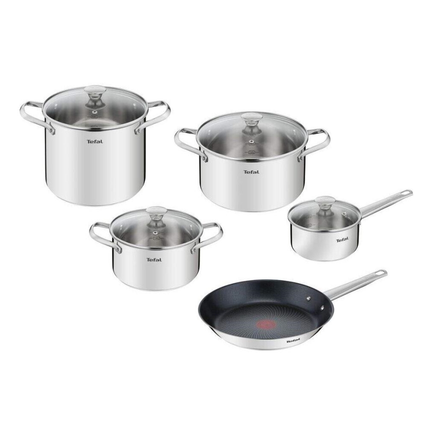 Tefal - Set posuđa 9 kom COOK EAT nehrđajući