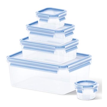Tefal - Set spremnika za hranu, 5 kom. MASTER SEAL FRESH, plava